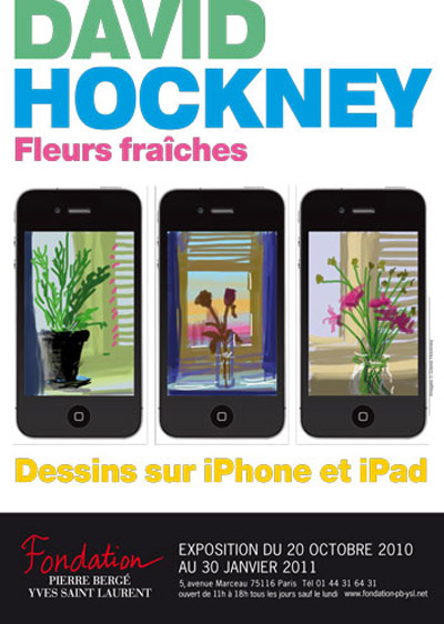 David Hockney: Fleurs fraîches - Dessins sur iPhone et iPad