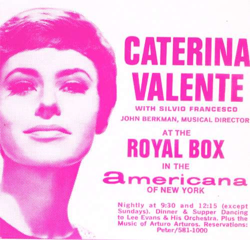 Caterina Valente kann heute die 80. Wiederkehr ihres Geburtstags feiern