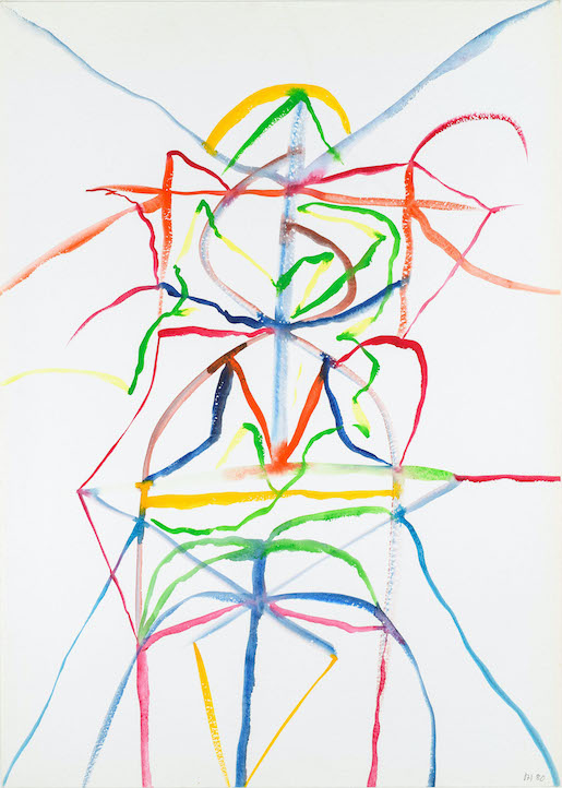 Bild 3: Josef Herzog, ohne Titel, 1978, Aquarell auf Papier, 69.5 × 50 cm, Nachlass Josef Herzog, Foto: Marc Latzel