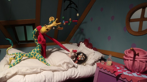 Bild: Nathalie Djurberg & Hans Berg, Delights of an Undirected Mind, 2016, Stop-Motion-Animation, Musik, 6.40 Min, Min., © Nathalie Djurberg & Hans Berg, Courtesy Lisson Gallery