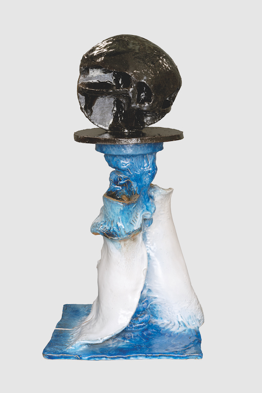 Marcel Dupertuis (*1941) R.E.H. 3 (Requiem pour l’espèce humaine) Bieuzy-les-Eaux, 2017 Steinzeug, emailliert, 90 × 46 × 39 cm Ligornetto, Museo Vincenzo Vela - DMD42 © Marcel Dupertuis / MVV