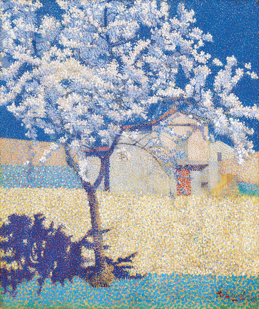 Achille Laugé L'arbre en fleur, 1893 Huile sur toile, 59,4 x 49,2 cm Collection particulière Photo Peter Schälchli