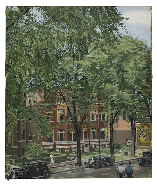 Liselotte Moser Sommer in Detroit, 1933 Öl auf Leinwand Foto: Christian Hartmann
