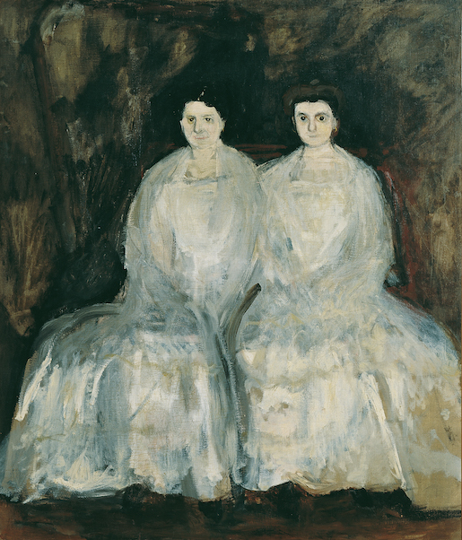 Richard Gerstl Die Schwestern Karoline und Pauline Fey, 1905 Öl auf Leinwand 175 x 150 cm Belvedere, Wien