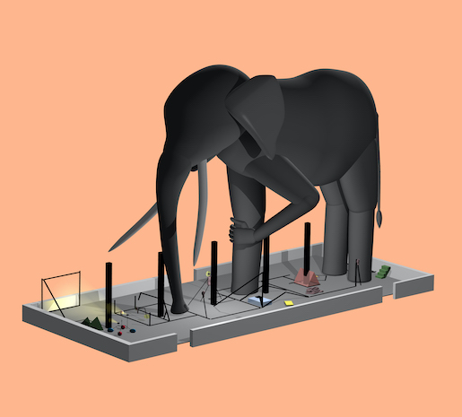 Bild: Yves Netzhammer, Videostill, 2022 © Yves Netzhammer 2022