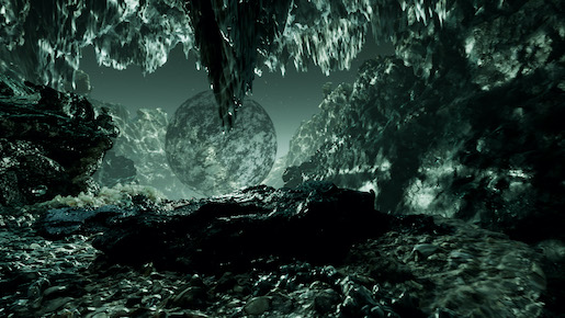 Jakob Kudsk Steensen, Liminal Lands, 2021 2D Cinematic Video & Multiplayer VR-Installation, Courtesy the artist