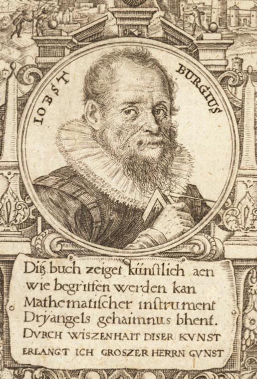 Bild: Portrait von Jost Bürgi (1552–1632) - Aufnahme: Dvoigt, https://de.wikipedia.org/wiki/Benutzer:Dvoigt - Public domain - Datei: https://commons.wikimedia.org/wiki/File:Jost_Bürgi_Porträt.jpg