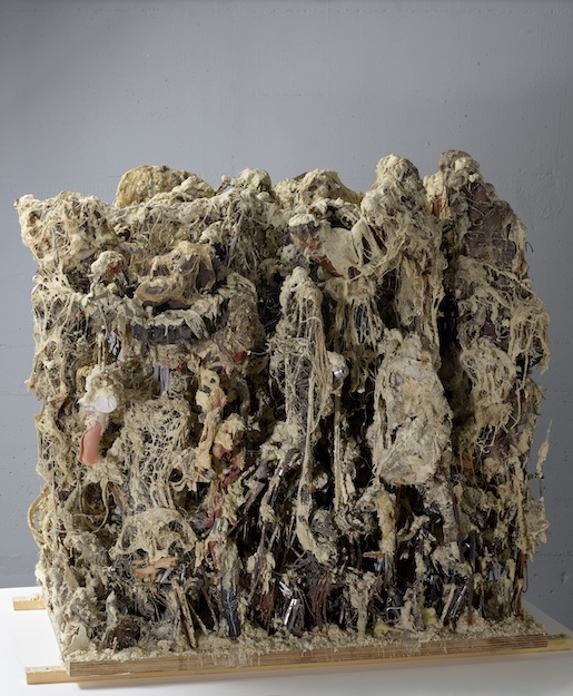 Collage aux grands-papas, 1987 Technique mixte MAHF 2021-201 © MAHF/ Francesco Ragusa