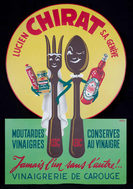 Image: Soso, Publicité pour Chirat © Samuel Rubio - Musée de Carouge