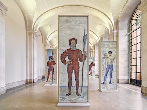 Image: Ugo Rondinone, Salle Espace rythmique. Dix piliers. © Musée d’art et d’histoire de Genève, photo: Stefan Altenburger