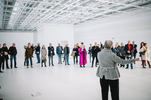 Ouverture du musée de la Fondation Asher inauguration Edelman à Pully Lausane, Juin 1991 - © BAK