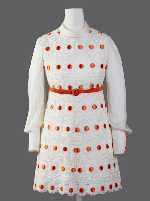 Textilmuseum St.Gallen, Paola Felix-AKRIS-Kleid, 1969 - Foto: © Jakob Ineichen