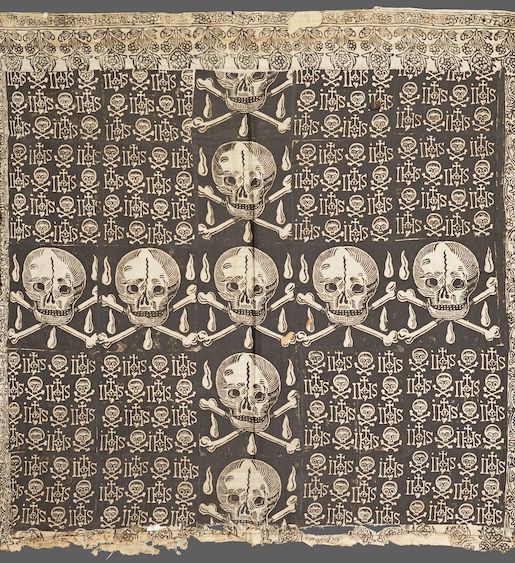 Sargdecke 17 Jh - © Textilmuseum St.Gallen