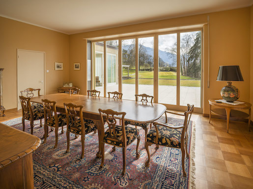 Villa Senar, Esszimmer - Foto: © Denkmalpflege Luzern / Kanton Luzern / Priska Ketterer 2023