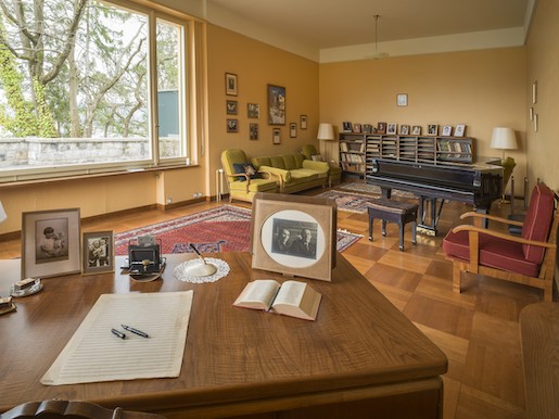 Villa Senar nach Restaurierung, Erdgeschoss, Studio - Foto: © Denkmalpflege Luzern / Kanton Luzern / Priska Ketterer 2023