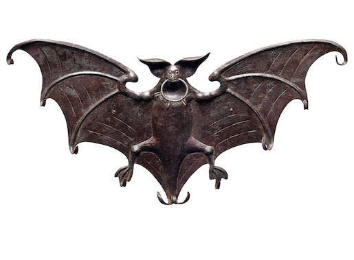 Chauve-souris, Rhinolophus ferrumequinum. Insigne du 