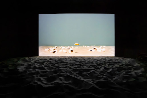 Ingo Niermann & Alex Jordan, Welcome to My World, 2023, Installation, Experimental Ecology, KBH.G - Foto: Kulturstiftung Basel H. Geiger | KBH.G
