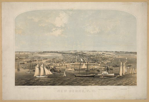 New Berne, N.C., USA - Bild: https://www.loc.gov/pictures/item/2003671634/ - Public domain - Datei: https://commons.wikimedia.org/wiki/File:New_Berne,_N.C._LCCN2003671634.jpg?uselang=de