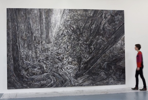 Sabine Hertig, Landscape 14, 2017-18, Analoge Collage auf Leinwand 300 x 465 cm, © SH