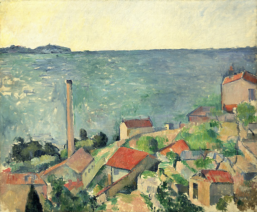 Paul Cézanne, La mer à l’Estaque, entstanden 1878/79, Museum Langmatt, Baden