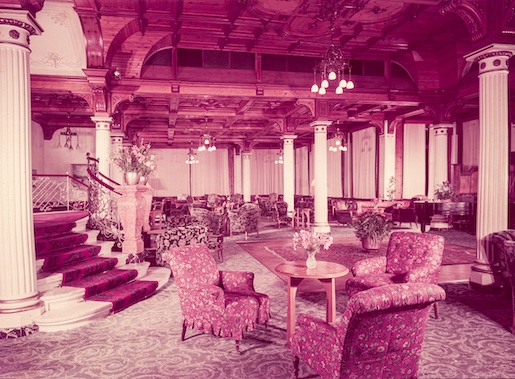Salon Hotel Waldhaus, Vulpera, 1907, Kunstanstalt Brügger, Meiringen © Alpines Museum der Schweiz