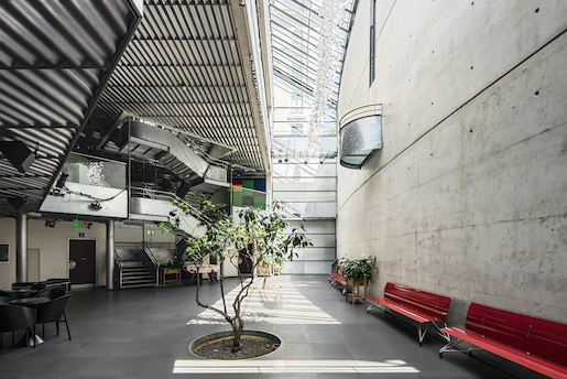 Théâtre Am Stram Gram, Genève (GE), 1988-1992, Peter Böcklin, Bedrag S. Petrovic - Foto: © Noah Santer, Schweizer Heimatschutz