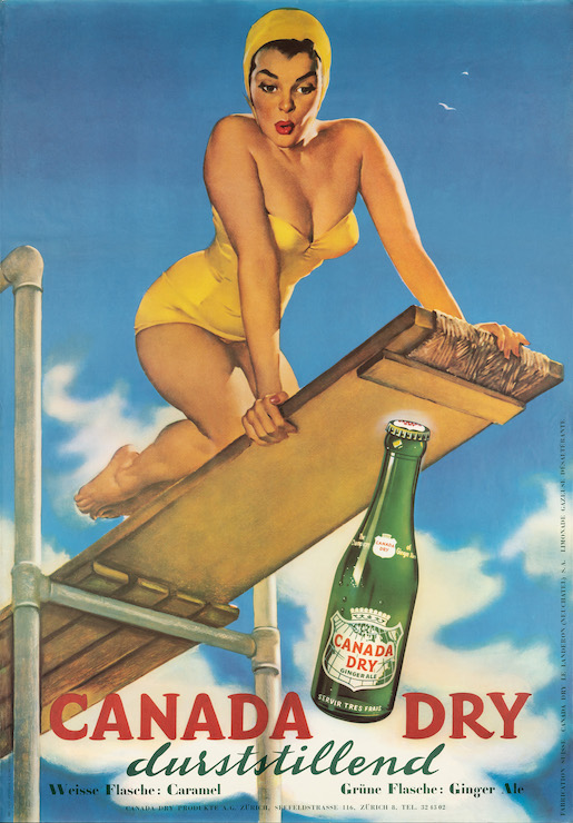 anonym, Canada Dry / durststillend, 1954