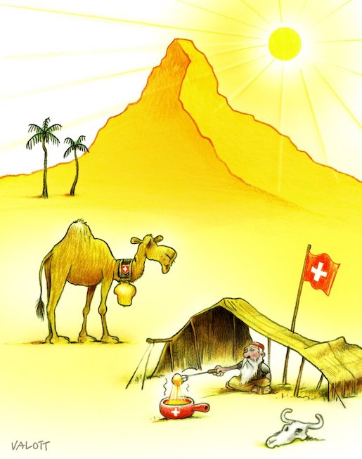 Valott, Réchauffement Suisse, 2023