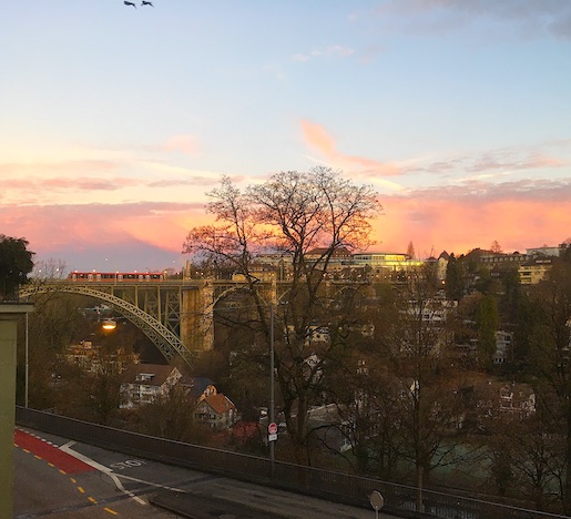 ch-cultura.ch&nbsp;wird seit Mitte 2023 in der Berner Altstadt produziert - Blick aus dem Wohnbüro - Foto: © ch-cultura.ch, Daniel Leutenegger, 27.12.2023