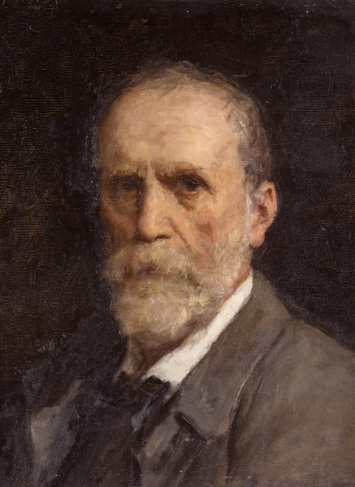 Bild: Albert Anker, Selbstbildnis, 1901. Öl auf Leinwand, 48,2 x 36,2 cm. Kunstmuseum Bern, Geschenk der Witwe des Künstlers - Foto: © Kunstmuseum Bern