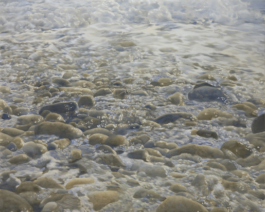 Bild: Franz Gertsch. Cima del Mar, 2022. Eitempera auf umgrundierter Baumwolle, 225 x 280 cm. Nachlass Franz Gertsch © Franz Gertsch AG - Foto: Dominique Uldry