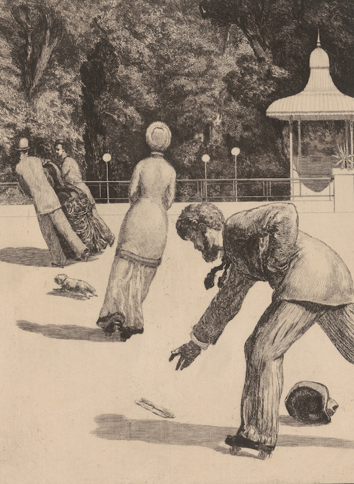 Bild: Max Klinger (1857–1920), Handlung, Blatt aus 
