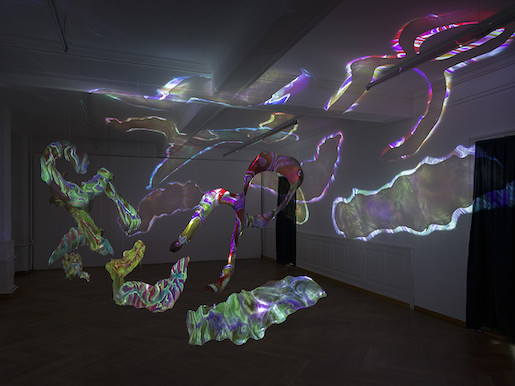 Bild: Victoria Holdt, Visceral Freeloaders, 2024, Ausstellungsansicht 