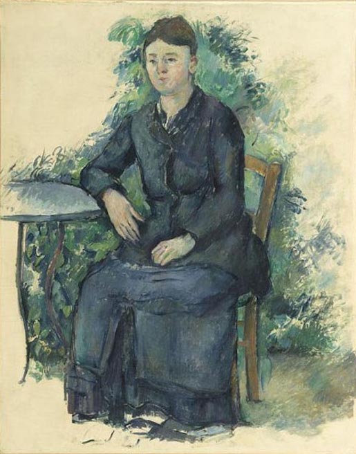 Paul Cézanne. Madame Cézanne au jardin, vers 1880, Musée de l'Orangerie, Paris © GrandPalaisRmn (Musée de l'Orangerie) / Hervé Lewandowski