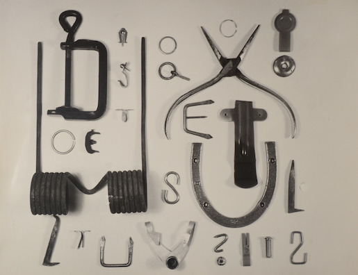 Běla Kolářová, The Alphabet of Things Il, 1963. Vintage gelatin silver print, 29.7 × 38.5 cm. Private collection