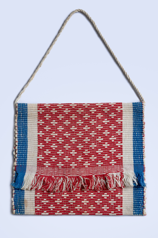 Gunta Stölzl, Landi-Tasche für Schweizerische Landesausstellung (Landi), 1939. Baumwolle in Ripsbindung, 20 x 24 cm