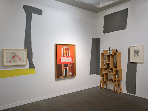 Amy Sillman. Oh, Clock!, Sammlungshängung, Kunstmuseum Bern, 2024 - Foto: Dominique Uldry, © Kunstmuseum Bern