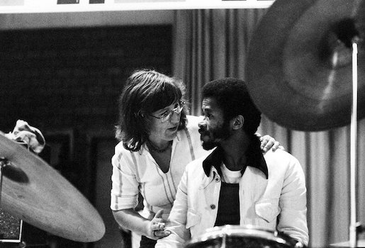 Irène Schweizer und Makaya Ntshoko. Willisau Festival 1975 - Foto © Andreas Raggenbass