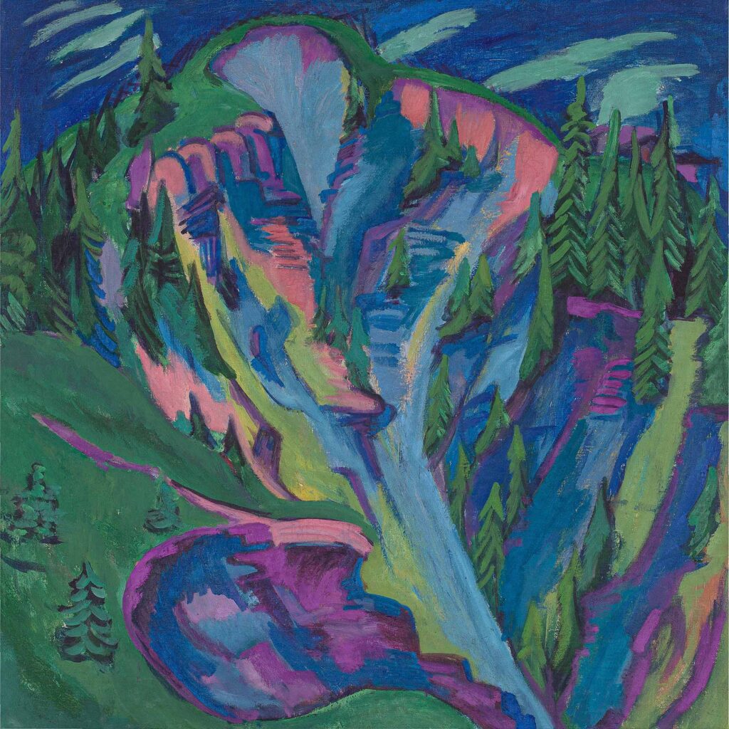 Ernst Ludwig Kirchner Das Tobel (Il burrone) 1920 ca. Düren, Leopold-Hoesch-Museum Fotografia: Peter Hinschläger