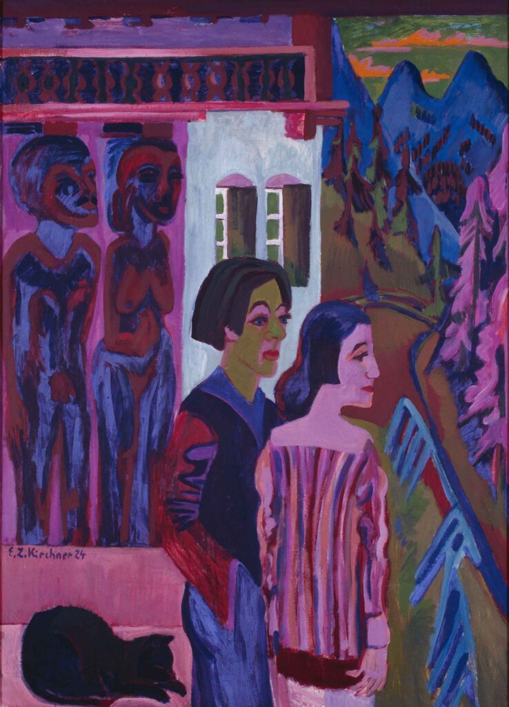 Ernst Ludwig Kirchner Vor Sonnenaufgang (Prima dell’alba) 1925/1926 Collezione Glarner Kunstverein. Fotografia: Urs Bachofen