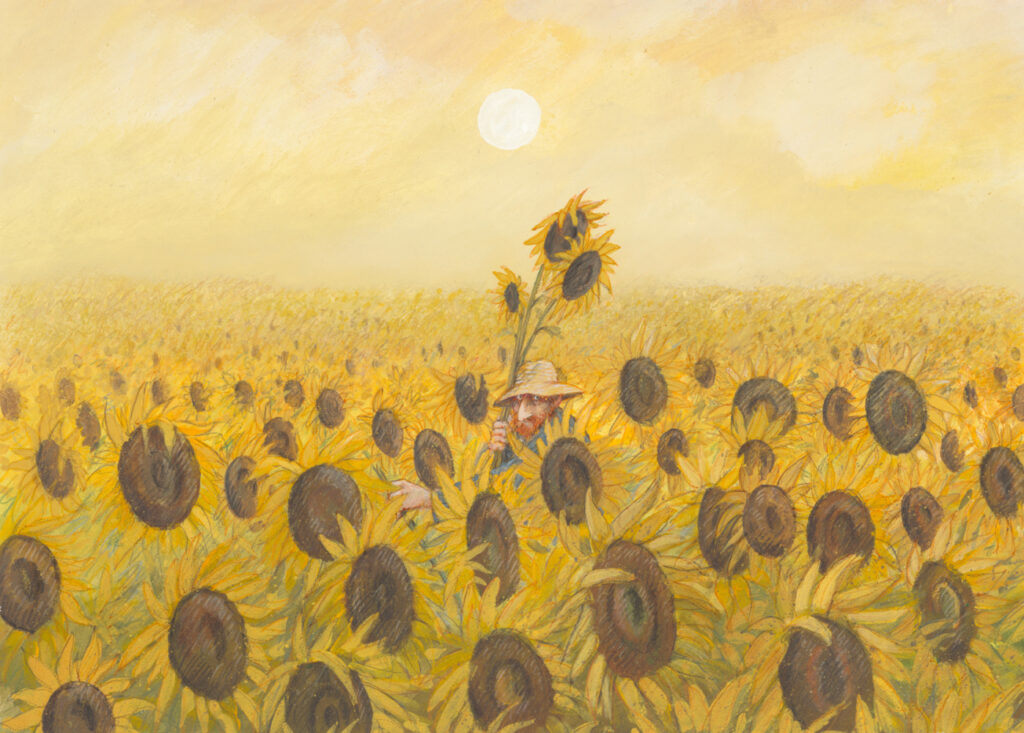 © Gerhard Glück, «Vincent klaut schon wieder Sonnenblumen», 1990