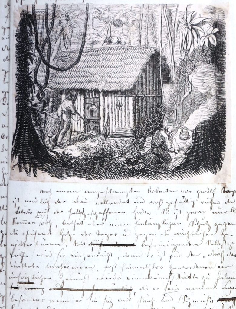 J. J. von Tschudi. Manuscript: "Peru: Reiseskizzen, 1838—1842"