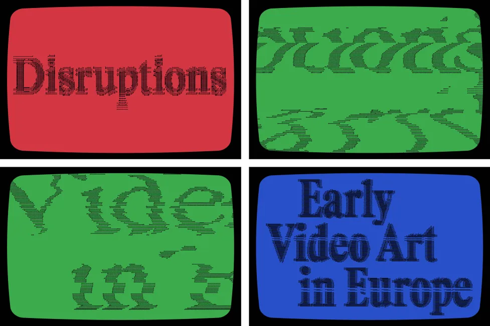 «DISRUPTIONS. EARLY VIDEO ART IN EUROPE» Exposition Fonds d'art contemporain de la Ville de Genève - FMAC