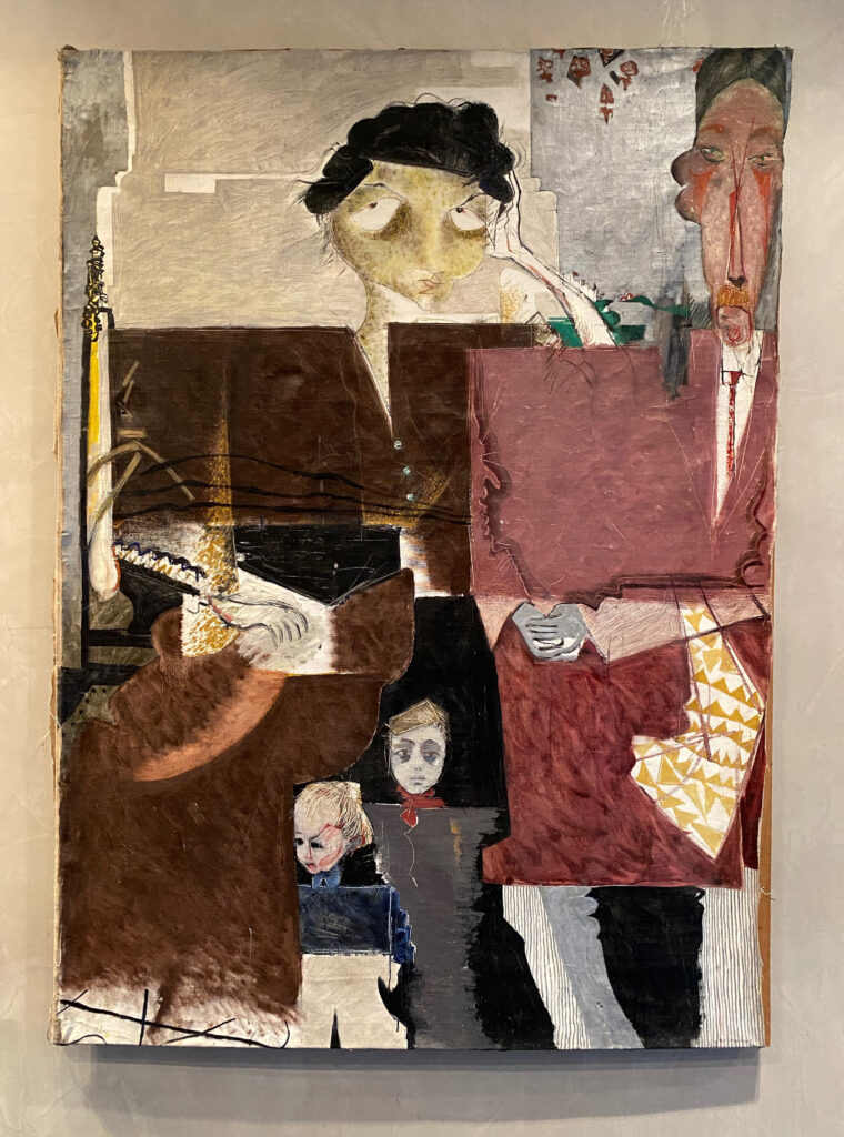 Levan Chogoshvili, Portrait of (artist’s) parents, 1977. Ansicht aus dem Atelier des Künstlers, 2024 / Courtesy der Künstler und Kunsthalle Zürich