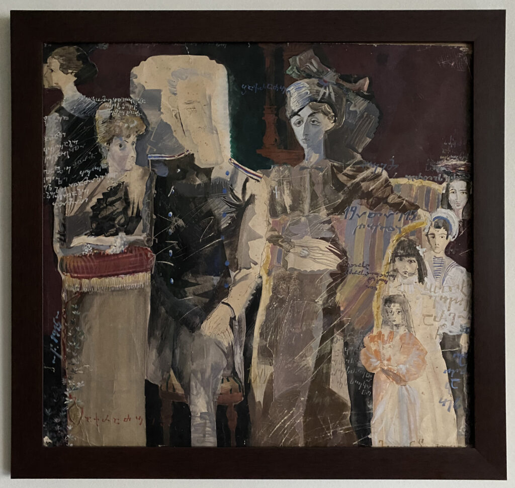 Levan Chogoshvili, Destroyed Aristocracy Series, 1977. Ansicht aus dem Atelier des Künstlers, 2024 / Courtesy der Künstler und Kunsthalle Zürich