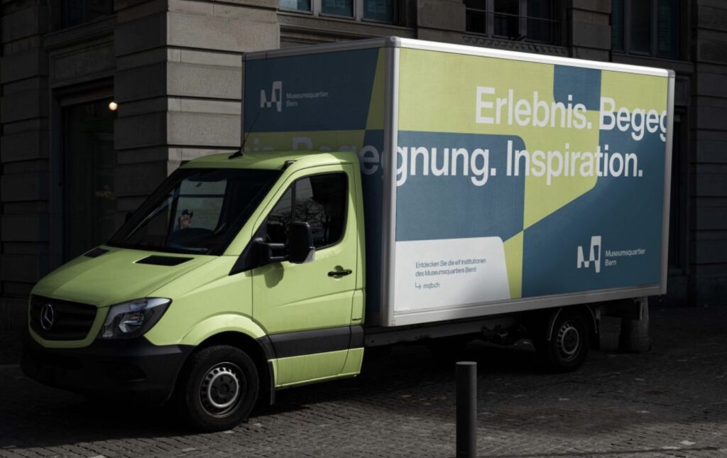 Lieferwagen Museumsquartier Bern © https://noord.ch/de/projekte/museumsquartier-bern