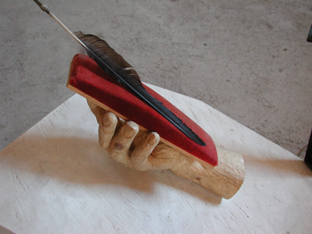 © Philipp Dommen, Rote Berührung, 2001
