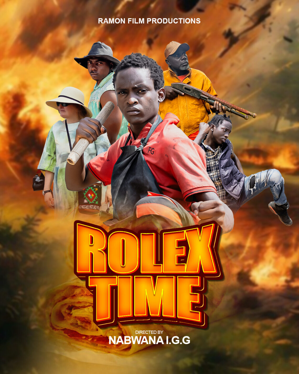 Wakaliga, Plakat zu Rolex Time, Regie Nabwana I. G. G., 2025, Foto: Ssempala Sulaiman