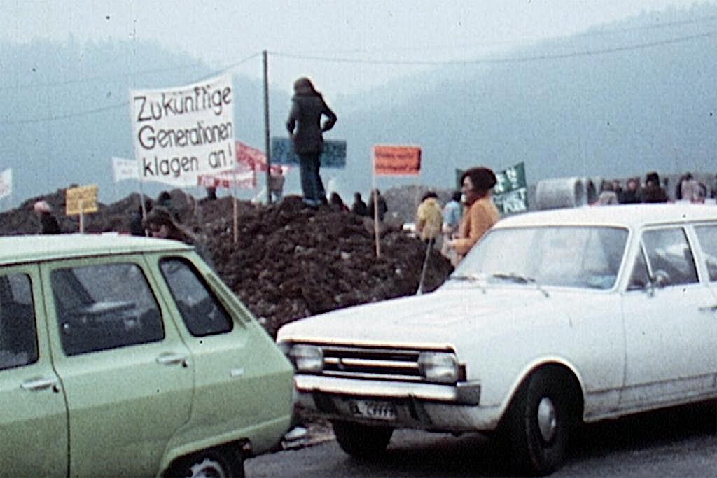 Besetztes Gelände AKW Kaiseraugst 1975 Copyright: SRF