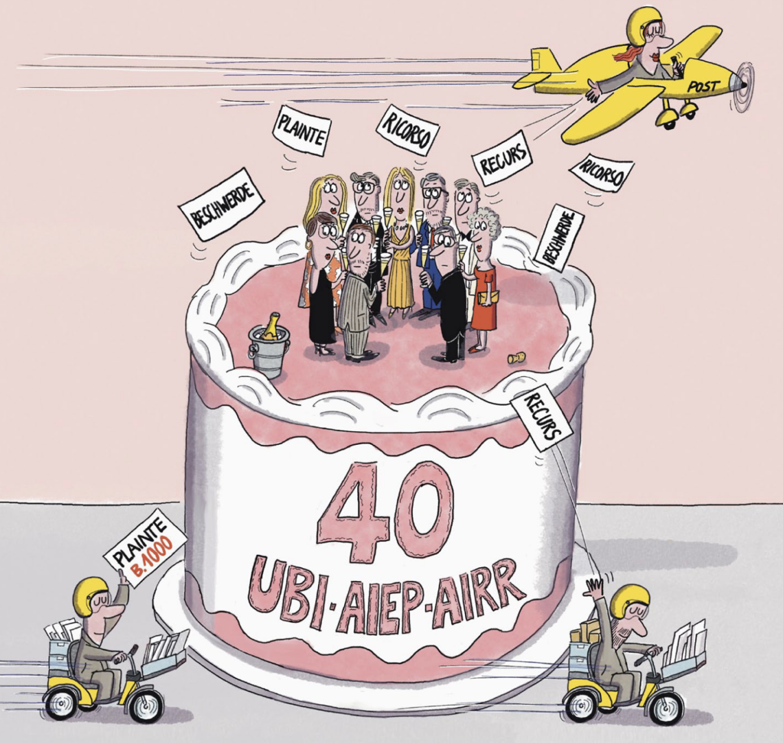 Titelbild Jahresbericht UBI 2024 - Illustration: © Christof Eugster